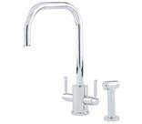 Orbiq Nickel Tap with U Spout and Rinse