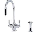 P&R Langbourn Dual Lever Sink Mixer with