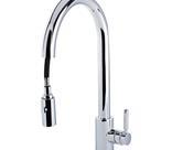 P&R Juliet Satin Brass Mixer Tap