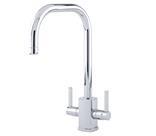 Rubiq Satin Brass Tap with U Spout