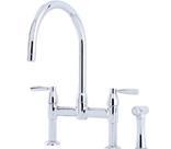 Langbourn Two Hole Sink Mixer with Lever