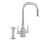 Rubiq Nickel Tap with U Spout and Rinse