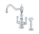 Picardie Monobloc Mixer Satin Brass with