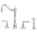 Alsace 4 Hole Sink Mixer Polished