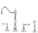 Alsace 4 Hole Sink Mixer Polished