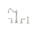 Alsace 4 Hole Sink Mixer Chrome/Metal