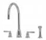 Langbourn Four Hole Sink Mixer 'C' Spout