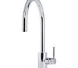 P&R Juliet Monobloc Mixer Satin Brass