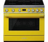 Smeg 90cm Portofino Yellow Cooker