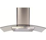 CDA 80cm Extractor Hood Curved Glass