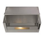 CDA 60cm Integrated Extractor Silver