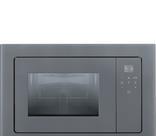 Smeg Linea Silver Glass B/I Microwave