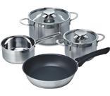 Bosch Set of 3 Pots and 1 Pan for