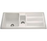 CDA Ceramic White 1.5 Bowl Sink