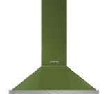 Smeg 90cm Portofino Olive Green Chimney