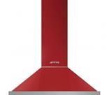 Smeg 90cm Portofino Red Chimney