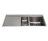 CDA One and a Half Bowl Flush-Fit Sink