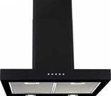 90cm Flat Chimney Hood Black