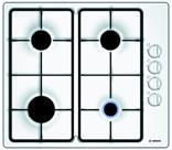 Bosch 60cm White Gas Hob, 4 Burners