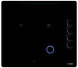 Bosch 60cm Black Gas Hob, 4 Burners,