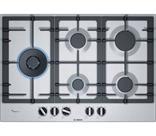 Bosch Gas Hob 75cm Wide, Brushed Steel