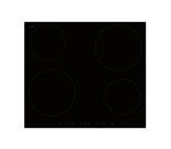 Amica 60cm Induction Hob, Frameless,