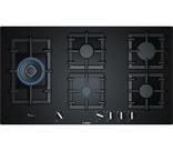 Bosch 90cm, Black Glass Gas Hob