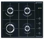 Cucina 59cm Black 4 Burner