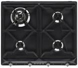 Smeg 60cm Victoria Black 4 Burner