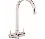 CDA Filter Chrome Tap, Dual Flow