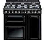 Smeg 90cm Victoria Gloss Black Three