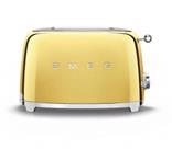 Smeg 2 Slice Toaster Metallic Gold