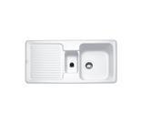 Franke1.5B  White LHD Ceramic Sink