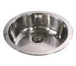 CDA S/Steel Single Round Bowl Sink